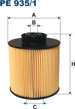 Filtron PE935/1 - Топливный фильтр autospares.lv