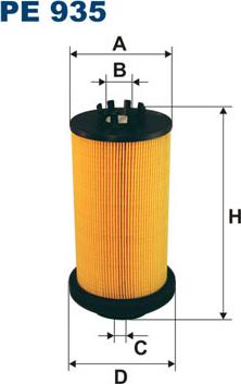 Filtron PE935 - Топливный фильтр autospares.lv