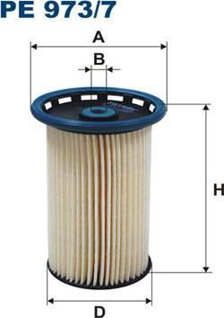 Filtron PE973/7 - Топливный фильтр autospares.lv