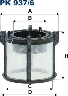 Hengst Filter E22SF03 - Топливный фильтр autospares.lv