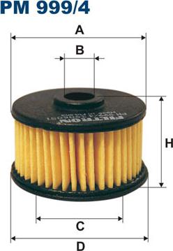 Filtron PM 999/4 - Топливный фильтр autospares.lv