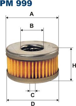 Filtron PM999 - Топливный фильтр autospares.lv