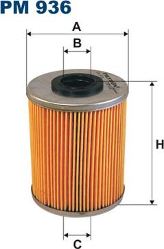 Filtron PM936 - Топливный фильтр autospares.lv