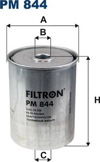 Filtron PM844 - Топливный фильтр autospares.lv