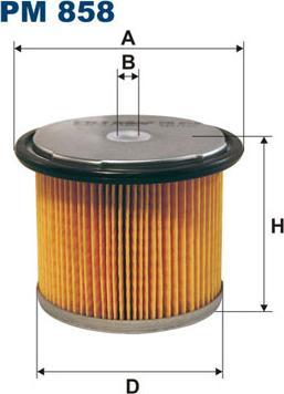 Filtron PM858 - Топливный фильтр autospares.lv