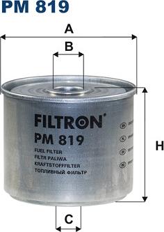 Filtron PM819 - Топливный фильтр autospares.lv