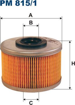 Filtron PM815/1 - Топливный фильтр autospares.lv