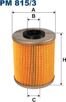Filtron PM815/3 - Топливный фильтр autospares.lv