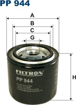Filtron PP944 - Топливный фильтр autospares.lv