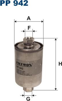 Filtron PP942 - Топливный фильтр autospares.lv