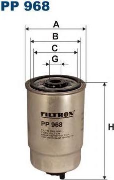 Filtron PP968/2 - Топливный фильтр autospares.lv
