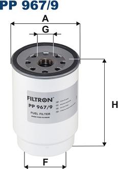 Filtron PP 967/9 - Топливный фильтр autospares.lv