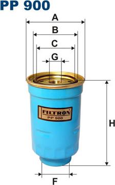 Filtron PP900 - Топливный фильтр autospares.lv