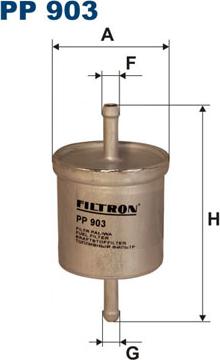 Filtron PP903 - Топливный фильтр autospares.lv