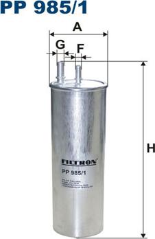 Filtron PP985/1 - Топливный фильтр autospares.lv