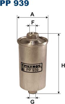 Filtron PP939 - Топливный фильтр autospares.lv