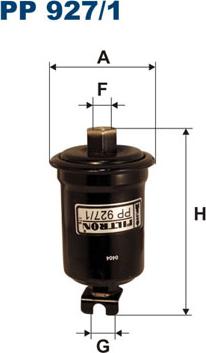 Filtron PP927/1 - Топливный фильтр autospares.lv