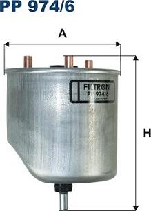 Filtron PP974/6 - Топливный фильтр autospares.lv