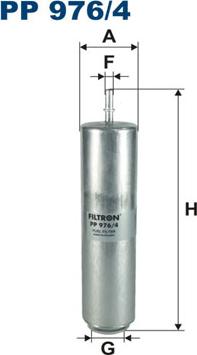 Filtron PP976/4 - Топливный фильтр autospares.lv