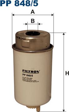Filtron PP848/5 - Топливный фильтр autospares.lv