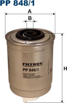 Filtron PP848/1 - Топливный фильтр autospares.lv