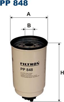 Filtron PP848 - Топливный фильтр autospares.lv