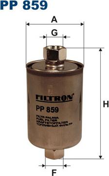 Filtron PP859 - Топливный фильтр autospares.lv