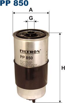 Filtron PP850 - Топливный фильтр autospares.lv