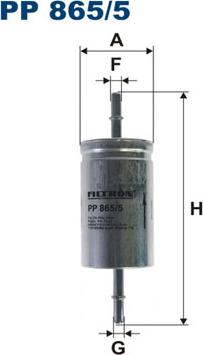 Filtron PP865/5 - Топливный фильтр autospares.lv