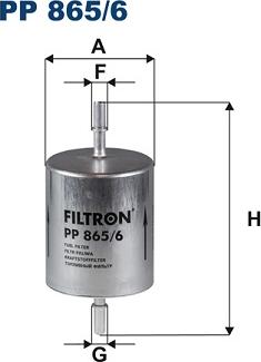 Filtron PP 865/6 - Топливный фильтр autospares.lv
