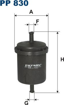 Filtron PP830 - Топливный фильтр autospares.lv