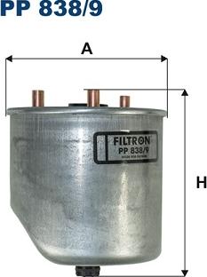 Filtron PP838/9 - Топливный фильтр autospares.lv