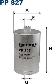 Filtron PP827 - Топливный фильтр autospares.lv