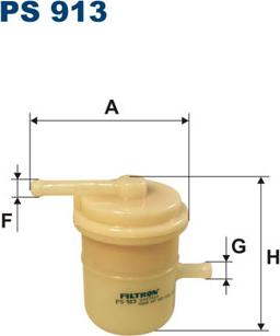 Filtron PS913 - Топливный фильтр autospares.lv