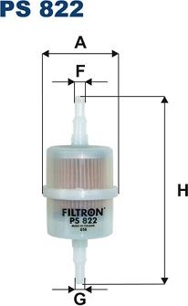 Filtron PS822 - Топливный фильтр autospares.lv