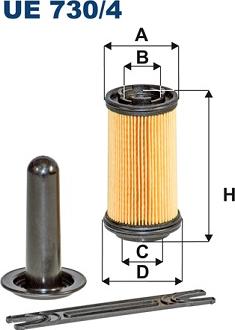 Filtron UE 730/4 - Карбамидный фильтр autospares.lv