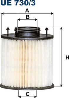 Filtron UE 730/3 - Карбамидный фильтр autospares.lv