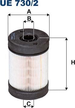 Filtron UE730/2 - Карбамидный фильтр autospares.lv