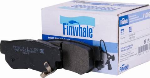 Finwhale V1006 - Тормозные башмаки, барабанные autospares.lv