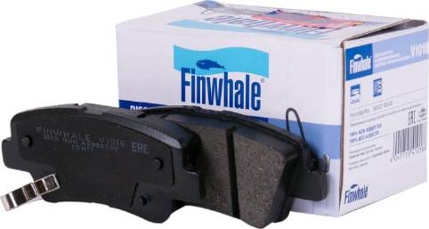 Finwhale V1018 - Тормозные башмаки, барабанные autospares.lv