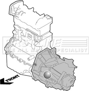 First Line FEM4256 - Подушка, опора, подвеска двигателя autospares.lv