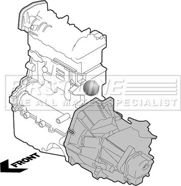 First Line FEM3841 - Подушка, опора, подвеска двигателя autospares.lv