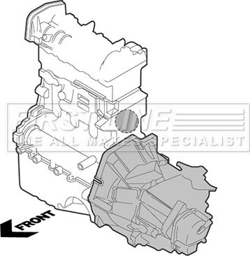 First Line FEM3105 - Подушка, опора, подвеска двигателя autospares.lv