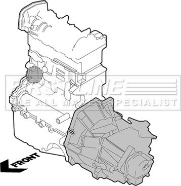 First Line FEM3838 - Подушка, опора, подвеска двигателя autospares.lv