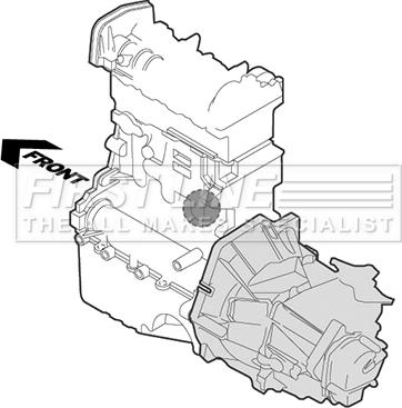 First Line FEM3465 - Подушка, опора, подвеска двигателя autospares.lv