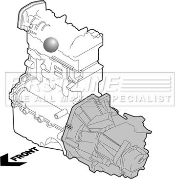 First Line FEM3892 - Подушка, опора, подвеска двигателя autospares.lv