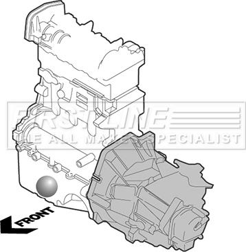 First Line FEM4304 - Подушка, опора, подвеска двигателя autospares.lv