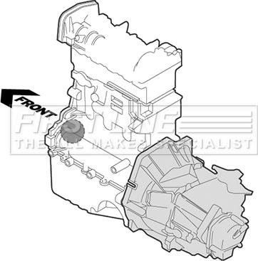 First Line FEM3912 - Подушка, опора, подвеска двигателя autospares.lv