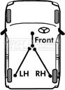 First Line FKB1616 - Тросик, cтояночный тормоз autospares.lv