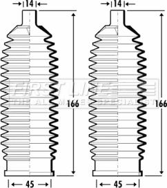 First Line FSG3351 - Комплект пыльника, рулевое управление autospares.lv